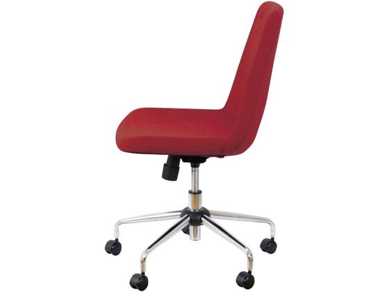 ニトリ ワークチェア 63.5×59×85～93cm レッド 3506825 通販