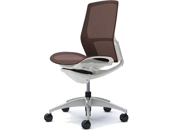 ●品番：Ｃ７３１ＢＷ Ｆ１Ｅ８●背座タイプ：背／メッシュ、座／メッシュ●カスタムパネル：メッキ●脚カラー：ポリッシュ●ボディカラー：ホワイト●肘タイプ：肘無し●外寸法：幅６８５×奥行６８５×高さ９１０