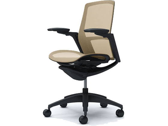 ●品番：Ｃ７８１ＭＲ Ｆ１Ｅ７●背座タイプ：背／メッシュ、座／メッシュ●カスタムパネル：ブラック●脚カラー：ブラック●ボディカラー：ブラック●肘タイプ：アジャストアーム●外寸法：幅６９０〜７４０×６８
