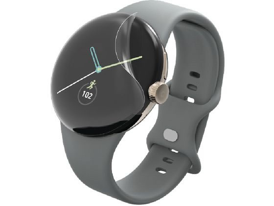 ●対応機種：ＧｏｏｇｌｅＰｉｘｅｌＷａｔｃｈ２／ＧｏｏｇｌｅＰｉｘｅｌＷａｔｃｈ●セット内容：ラウンド対応ポリウレタンフィルム×２、ホコリ取りシール×２、クリーニングクロス×１、ヘラ×１●材質：接着面
