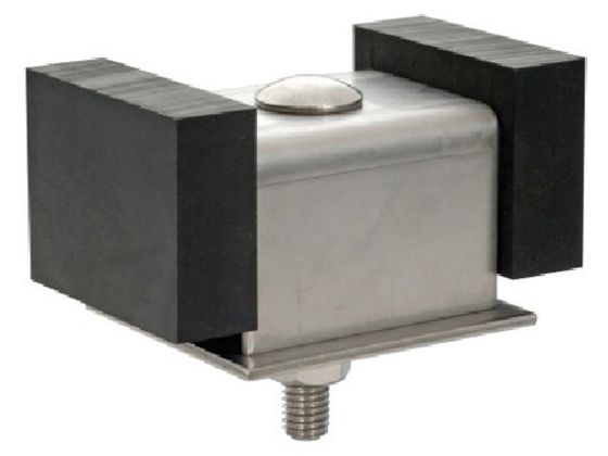 ●型番：5S-CSQ●適用レール：5号 ●品名：ゴム付き戸当り●左右ゴム付き●ステンレス（SUS304）