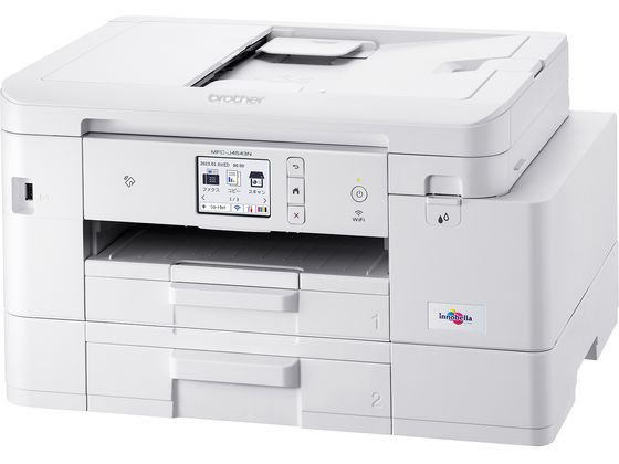 ●対応用紙サイズ：L判〜A4●機能：プリント、コピー、スキャン、ファクス●ADF（自動原稿送り装置）：有り（普通紙：最大20枚、用紙厚さ：0．08mm〜0．12mm）●給紙容量：【用紙トレイ1】普通紙