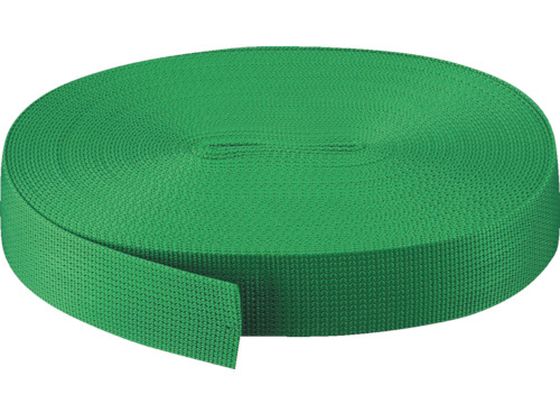 ●型番：PPB-4050●最大使用荷重（kg）：100 ●色：緑 ●幅（mm）：40 ●長さ（m）：50 ●厚さ（mm）：1．7●40mm幅●ポリプロピレン（PP）●ベルトの端をピンで留めてありますの