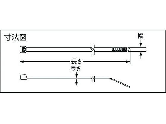 パンドウイット ナイロン結束バンド ナチュラル 幅2.5mm 長さ99mm 1000本入り PLT1M-MJ khxv5rg