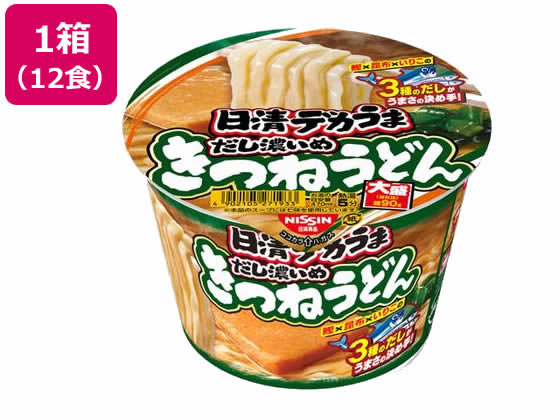 日清食品 日清デカうまきつねうどんだし濃いめ106g12食 通販