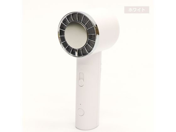 ●色：ホワイト●本体サイズ：約５８×６９×１６０ｍｍ●本体重量：約１８５ｇ●風量：シームレスコントロール（最小風量：２．０ｍ／ｓ、最大風量：４．０ｍ／ｓ）●バッテリー：リチウムイオン電池 ２０００ｍＡ