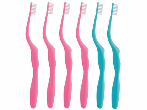 ライオン歯科材 エラックハブラシ 620 ES(エクストラソフト) 6本セット