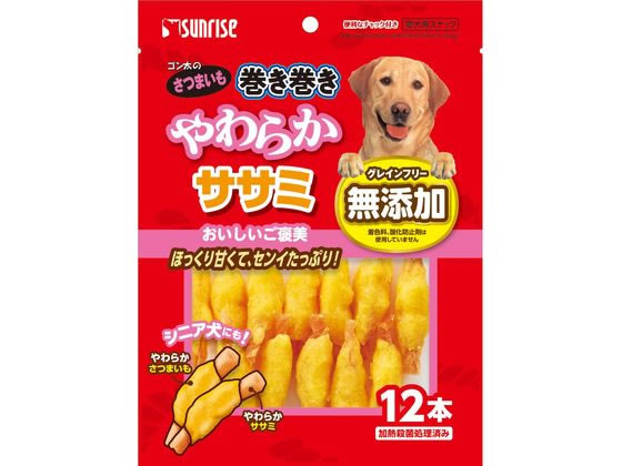 ●原材料：いも類（さつまいも等）、肉類（鶏ササミ）、増粘安定剤（グリセリン）、保存料（デヒドロ酢酸ナトリウム、ソルビン酸カリウム）、香料、ｐＨ調整剤、発色剤（亜硝酸ナトリウム）●保証成分：たん白質７．