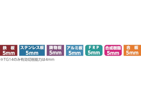 大見 超硬ステンレスホールカッター 44mm TG44 | Forestway【通販