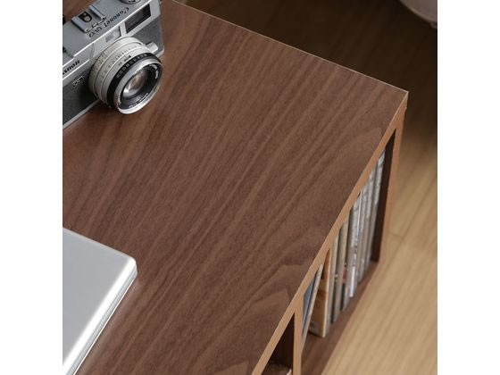 不二貿易 キャスター付きTV台 ミディアムブラウン 99536 通販