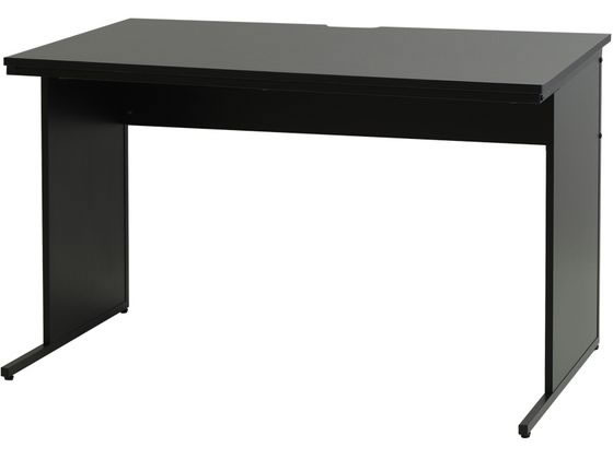 ●カラー：ブラック●サイズ：幅１２００×奥行７００×高さ７００ｍｍ●重量：２０．２ｋｇ●材質：天板・幕板：ＭＤＦ＋メラミン樹脂化粧板／エッジ：ＰＶＣ／脚：スチール（粉体塗装）／アジャスター：ポリプロピ