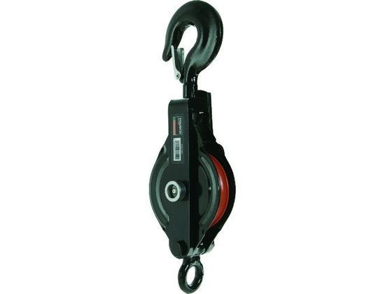 ●型番：TSB1001●基本使用荷重（t）：1．00 ●車径（mm）：100 ●最大使用ロープ径（mm）：16 ●車数：1 ●寸法（mm）A：345 ●寸法（mm）B：112 ●寸法（mm）C：50 