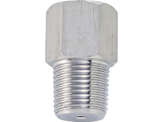 ●型番：MJ-483●取付ねじd1×d2：G1／2×R3／8 ●ねじ長さ（mm）：18 ●全長（mm）：40●ステンレス（SUS304）