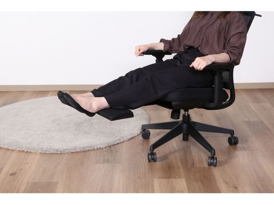 オフィスデスク　会社 不二貿易 37914 オフィスチェア ダービット BK ブラック メーカー直送