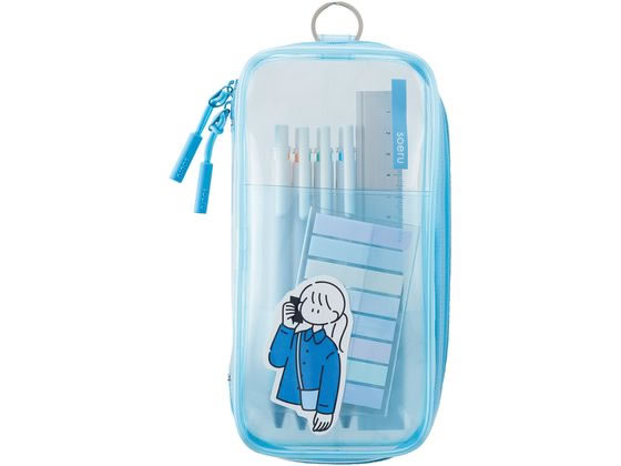 完売品！新品未使用】ニキ シュナウザー ソラ 水色 ペンケース 筆箱