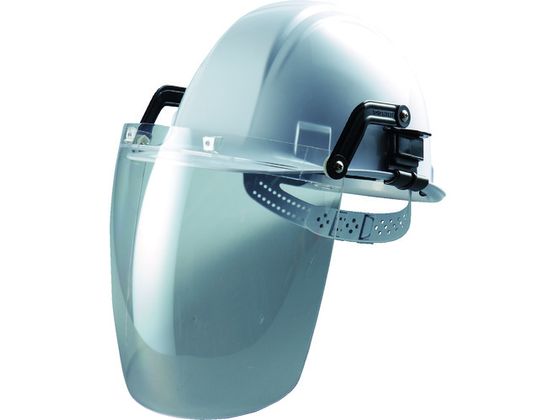 ●型番：NO.1175-C●装着：ヘルメット取付 ●レンズ色：クリア ●面サイズ縦×横（mm）：220×210●防災面 ●セフティーIR（ヘルメット取付型）●ヘルメット取付部品（No．T−3011、N