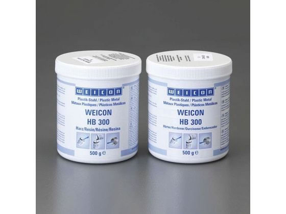●商品名：ＷＥＩＣＯＮＨＢ３００●内容量：５００ｇ●耐熱温度範囲：−３５〜２００℃（短時間の場合：２８０℃）●色：濃灰●硬化時間：１０時間（８０％）●可使時間：３０分●使用温度範囲：１５〜４０℃●完全