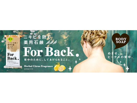 ペリカン石鹸 薬用石鹸forback135g Forestway 通販フォレストウェイ