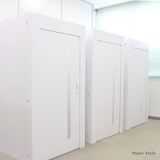 PAPER NEW STANDARD ワークブースボックス&チェア ホワイト 通販