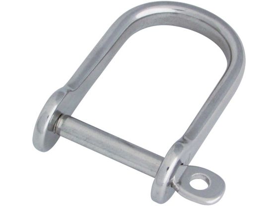 ●型番：B-1629●ねじ径：M6 ●使用荷重（kN）：0．88 ●B（mm）：28 ●D（mm）：6 ●F（mm）：7 ●L（mm）：50 ●d（mm）：15．5 ●t（mm）：4●ステンレス（SU