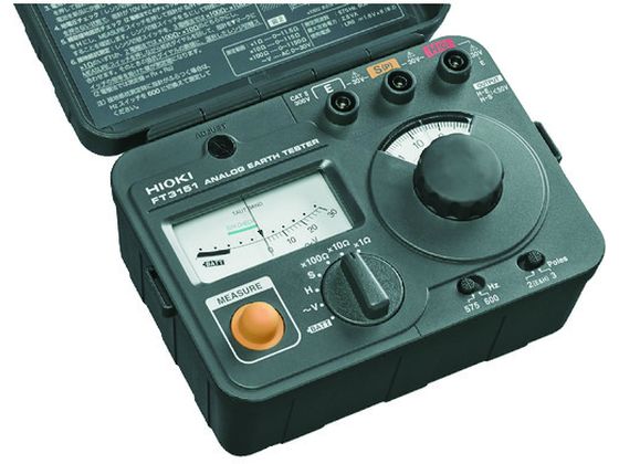 ●型番：FT3151●接地抵抗（Ω）：10〜1000 ●地電圧（V）：0〜30 ●高さ（mm）：119 ●奥行（mm）：88 ●幅（mm）：164 ●電源：単3乾電池×6本（付属）●適合規格：EN61