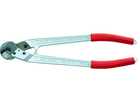 □□HIT ワイヤーロープカッター アルミハンドル HWC-16 HWC-16 ワイヤーカッター(アルミハンドル) HIT(ヒット) 全長650mm HWC