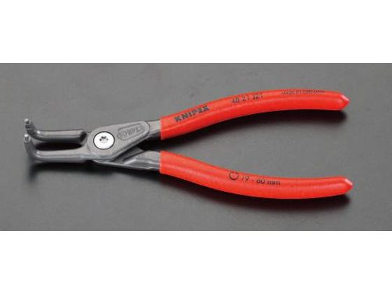 ●メーカー：ＫＮＩＰＥＸ（クニペックス）●型番：４８２１Ｊ１１●リング径：１２〜２５ｍｍ●全長：１３０ｍｍ●先端径：φ１．３ｍｍ●穴用●ベンドタイプ（９０°）●ドイツ鋼特有のねばりがあり、先が長持ちし