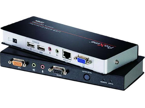 ●型番：CE770●最大解像度：1920×1200＠60Hz ●最大延長距離（m）：300 ●インターフェース（ユニット間）：Cat5e×1 ●インターフェース（キーボード・マウス）：USB ●インタ