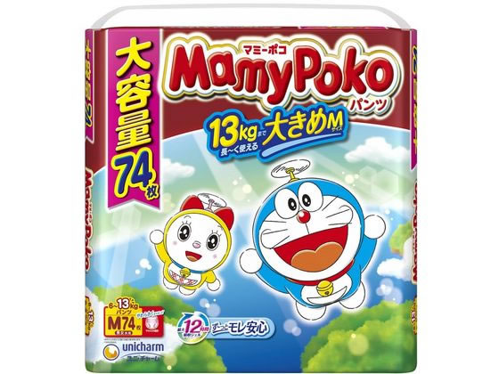 新品未使用　マミーポコパンツM　74枚×6パック　ドラえもん ユニ・チャーム マミーポコパンツ M 74枚 ドラえもん 通販【フォレスト