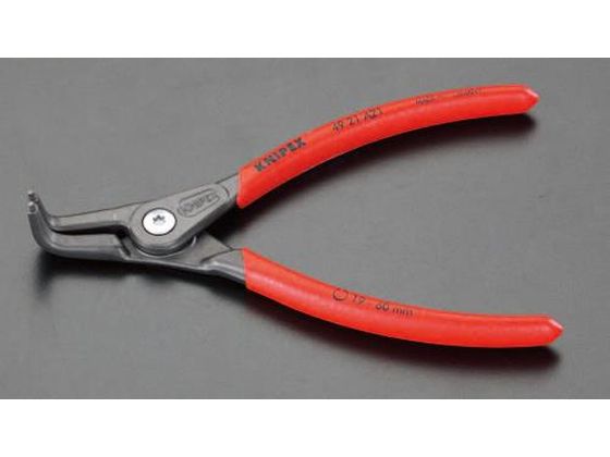 ●メーカー：ＫＮＩＰＥＸ（クニペックス）●型番：４９２１Ａ１１●先端：９０°●リング径：１０〜２５ｍｍ●全長：１３０ｍｍ●先端径：φ１．３ｍｍ●軸用●防錆仕上げ●先端チップはリングとの接触面が広いため