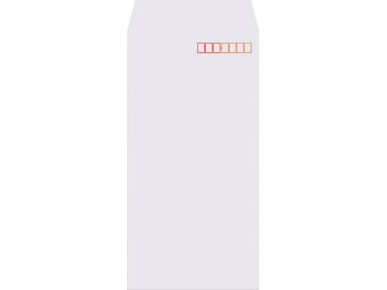 ●サイズ：長形３号●〒枠あり●封筒サイズ：縦２３５×横１２０ｍｍ●用紙：白特Ａケント●紙厚：７０ｇ／ｍ２●箱入数：１０００枚●注文単位：１箱●口糊：エルコンテープ●貼り方：センター貼