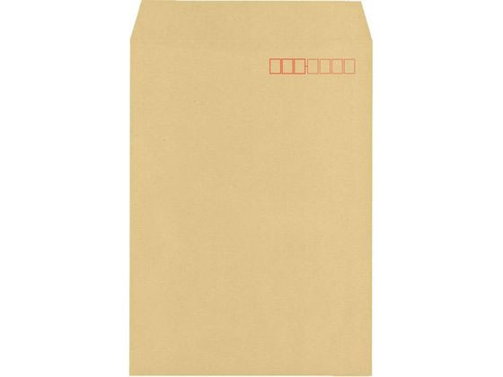 ●サイズ：角形２号●〒枠あり●封筒サイズ：縦３３２×横２４０ｍｍ●用紙：オリンパス（クラフト）●紙厚：８５ｇ／m2●箱入数：５００枚●注文単位：１箱●口糊：エルコンテープ●貼り方：センター貼●古紙配合