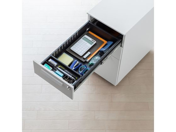 サンワサプライ キャビネット W300×D534×H600 ホワイト SNW-107W 通販