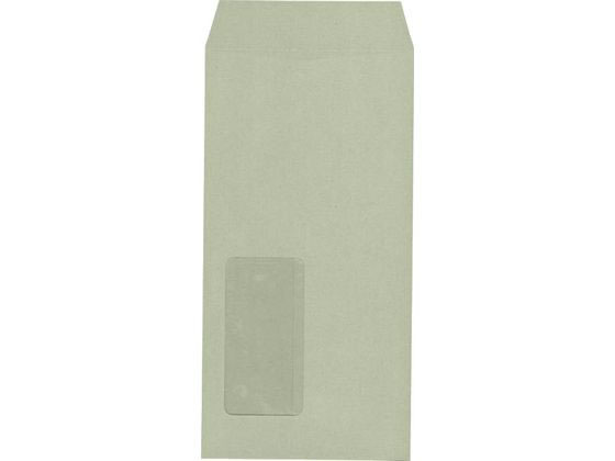 ●サイズ：長形３号窓明●〒枠なし●封筒サイズ：縦２３５×横１２０ｍｍ●用紙：カラークラフト●紙厚：８５ｇ／ｍ２●箱入数：１０００枚●注文単位：１箱●窓素材：セロハン（ＯＰＳフィルムエコループ）●口糊：