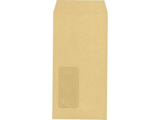 ●サイズ：長形３号窓明●〒枠なし●封筒サイズ：縦２３５×横１２０ｍｍ●用紙：オリンパス（クラフト）●紙厚：８５ｇ／ｍ２●箱入数：１０００枚●注文単位：１箱●窓素材：セロハン（ＯＰＳフィルムエコループ）