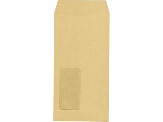 ●サイズ：長形３号窓明●〒枠なし●封筒サイズ：縦２３５×横１２０ｍｍ●用紙：オリンパス（クラフト）●紙厚：８５ｇ／ｍ２●箱入数：１０００枚●注文単位：１箱●窓素材：セロハン（ＯＰＳフィルムエコループ）