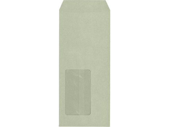 ●サイズ：長形４号●〒枠なし●封筒サイズ：縦２０５×横９０ｍｍ●用紙：カラークラフト●紙厚：７０ｇ／ｍ２●箱入数：１０００枚●注文単位：１箱●窓素材：セロハン（ＯＰＳフィルムエコループ）●口糊：なし●