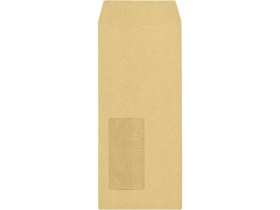 ●サイズ：洋形４号タテ型●〒枠なし●封筒サイズ：縦２３５×横１０５ｍｍ●用紙：オリンパス（クラフト）●紙厚：７０ｇ／ｍ２●箱入数：１０００枚●注文単位：１箱●窓素材：セロハン（ＯＰＳフィルムエコループ
