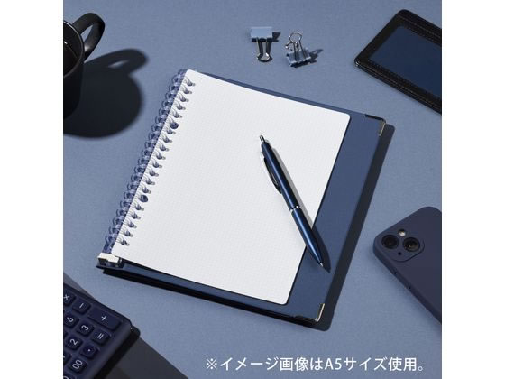 マルマン バインダー ユアンス B5 26穴 ネイビー F119-72 通販