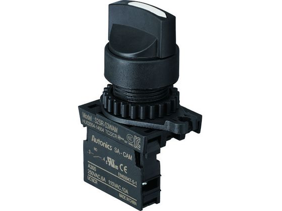 TRUSCO セレクタスイッチ Φ25 90°2ノッチ 1a 白 25S-902-1A-W 通販