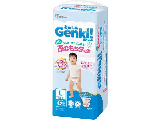 アイリスオーヤマ Genki!ふわもちタッチ L 42枚 GBP-L42 通販