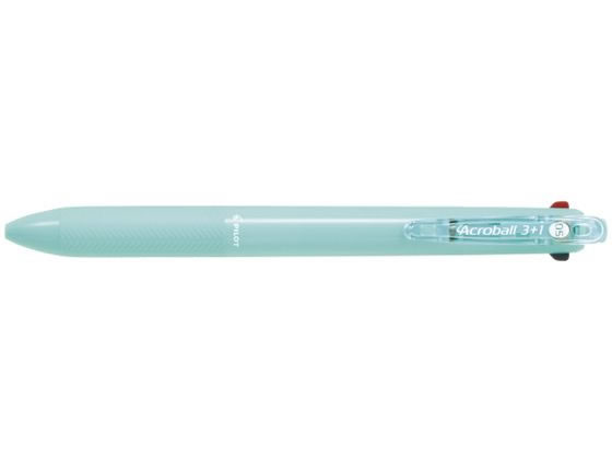 ●軸色：ミントグリーン●仕様：３色ボールペン（黒、赤、青）＋シャープペン●ボール径：０．５ｍｍ（極細）●インキ：油性染料インキ（アクロインキ）●シャープ芯径：０．５ｍｍ●サイズ：最大径Φ１２．９ｍｍ×