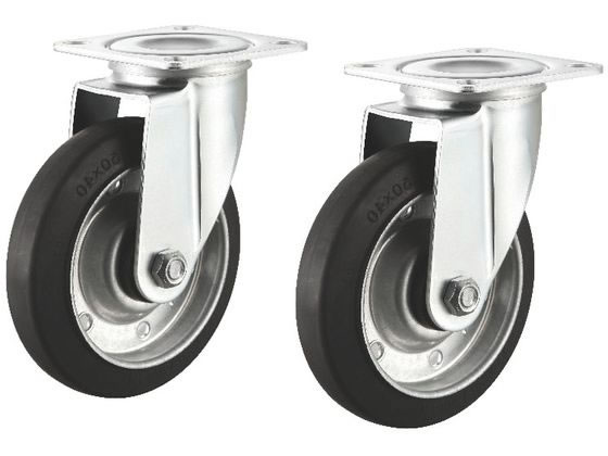 ●材質：車輪材質／ゴム製 ●総耐荷重：許容荷重／約１６０ｋｇ ●サイズ：Ｗ１２５×Ｄ１２５×Ｈ１６８ｍｍ ●重量：約１．７７ｋｇ ●入数：２個セット ［キャスター仕様］ ●許容荷重：１６０（ｄａＮ） 