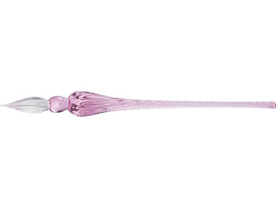 ●化粧箱●色：ペールピンク●長さ：約１８５ｍｍ●最大胴軸径：約１４ｍｍ●重さ：約１７ｇ●本体材質：ガラス●付属品：ペン置き、研磨用 紙やすり※本商品は１点１点手作りのため、気泡の入り方やねじり具合、サ