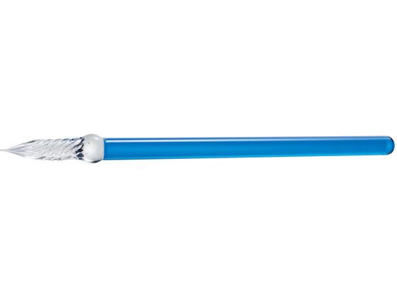 ●化粧箱●色：ブルー●長さ：約１７０ｍｍ●最大胴軸径：約１１ｍｍ●重さ：約１８ｇ●本体材質：ガラス●付属品：ペン置き、研磨用 紙やすり※本商品は１点１点手作りのため、気泡の入り方やねじり具合、サイズな