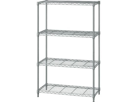 ●カラー：ダークグレー●耐荷重（約）：全体１００ｋｇ、棚板１枚あたり５０ｋｇ●ポール径（約）：１９ｍｍ
