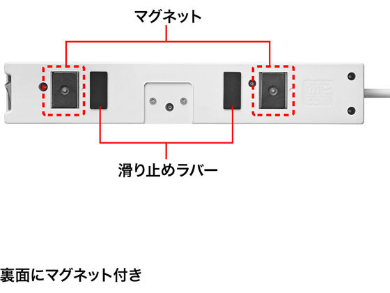 サンワサプライ 電源タップ(3P・7個口・5m) TAP-F37-5CLK 通販
