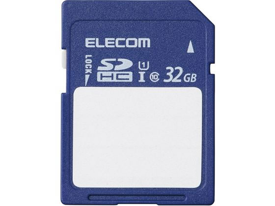 ●メモリ規格：ＳＤＨＣ ●スピードクラス：Ｃｌａｓｓ１０、ＵＨＳ−Ｉ、Ｕ１ ●インターフェース：ＳＤ ●メモリ容量：３２ＧＢ ●最大転送速度：読み込み：８０ＭＢ／ｓ ●最低保証速度：１０ＭＢ／ｓ（※Ｕ