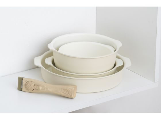 アイリスオーヤマ お皿になるフライパン12点セット アイボリー DPAN