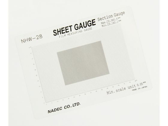 アズワン 顕微鏡用スケール (シートゲージ) 方眼ゲージ NHW-28